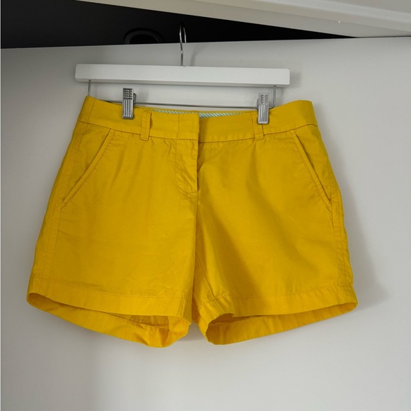 J. Crew Broken In Yellow Chino Shorts - Picture 3 of 4